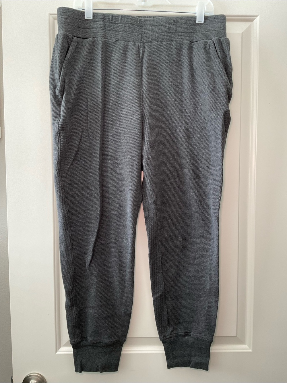 CAbi Charcoal Gray Knit Joggers
